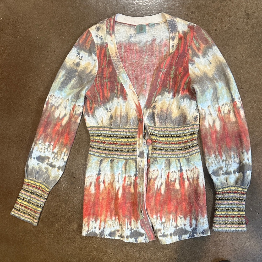 🌹🌹Anthropologie Multicolored Cardigan XS